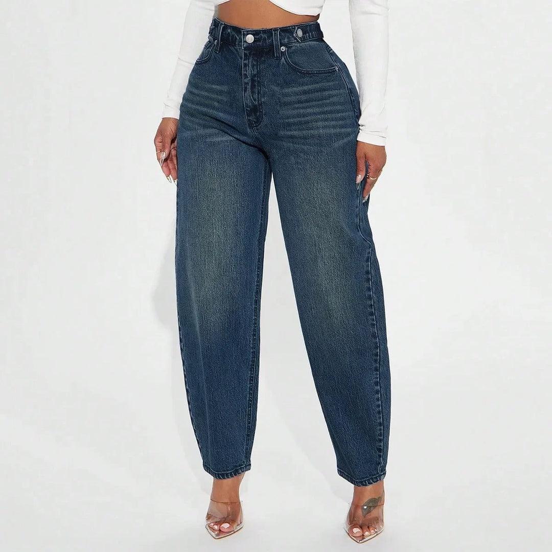 Modische Mom Jeans für Damen | Hohe Taille