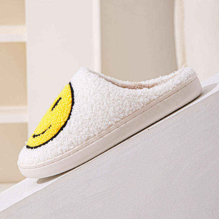 Unisex Lächeln-Muster Pantoffel | Warm und Weich