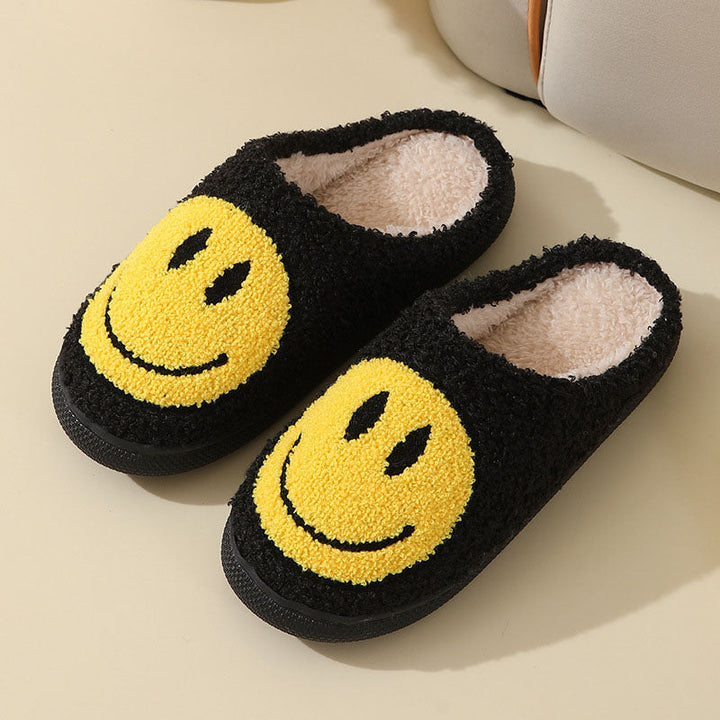 Unisex Lächeln-Muster Pantoffel | Warm und Weich