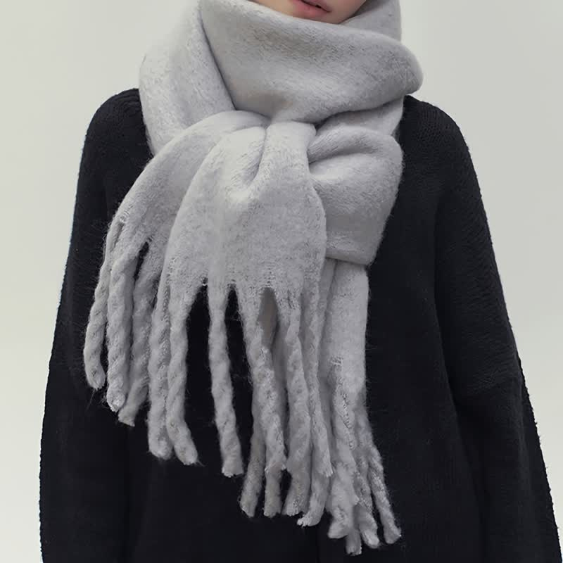 Damen Weicher Winterschal | Gestrickt