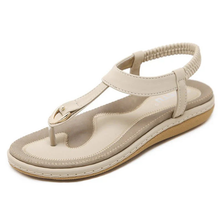Flache Freizeitsandalen für Damen | Leicht