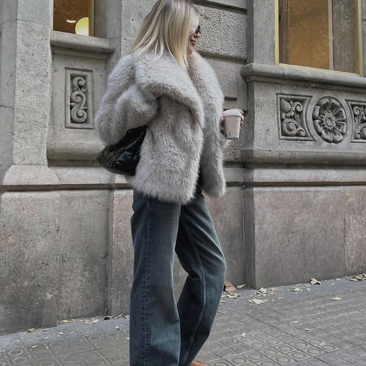 Damen Eleganter Wintermantel | Warm