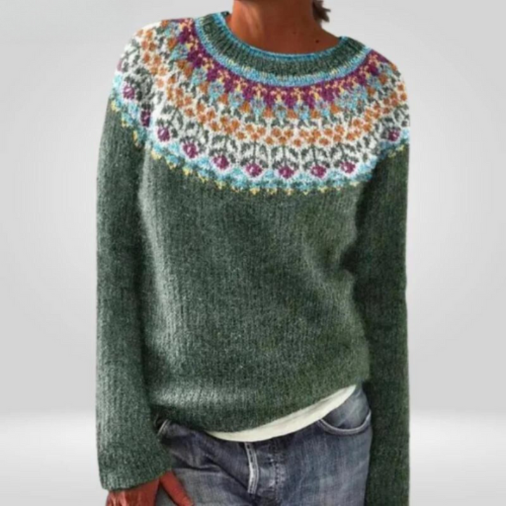 Sannei | Damen Winter Strick Pullover | Warme