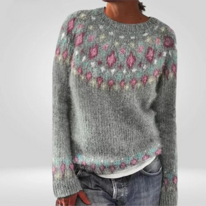 Sannei | Damen Winter Strick Pullover | Warme