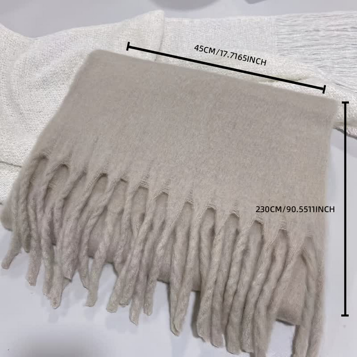 Damen Weicher Winterschal | Gestrickt