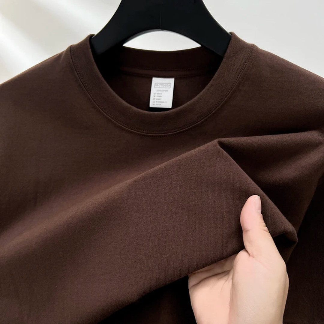 Herren Klassisches Crewneck T-Shirt | Lässig