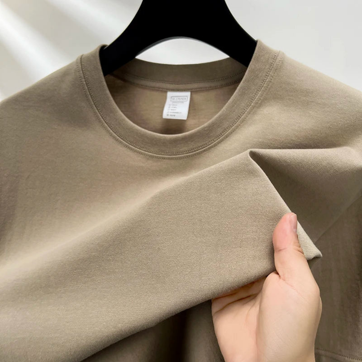Herren Klassisches Crewneck T-Shirt | Lässig