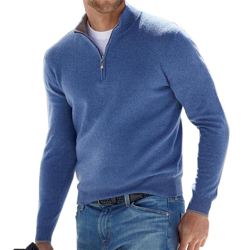 Pullover Mit Halbem Reißverschluss Für Herren | Warm