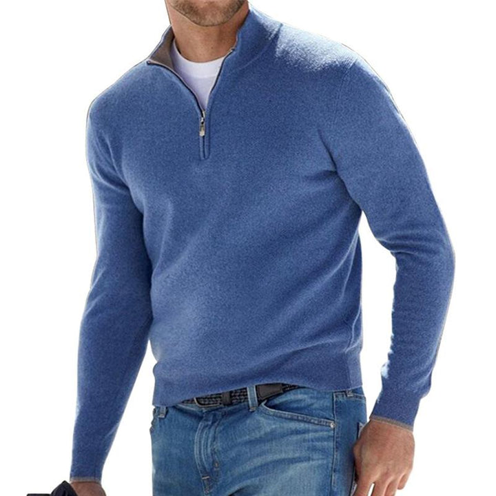 Pullover Mit Halbem Reißverschluss Für Herren | Warm