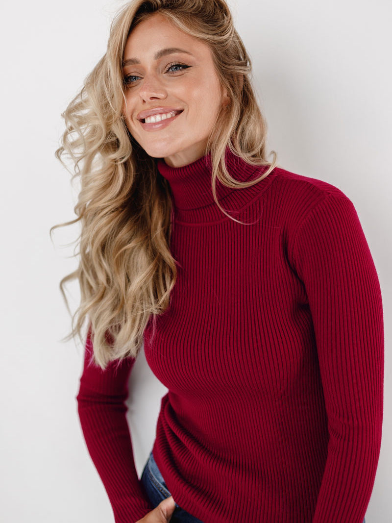 Klassischer Rollkragenpullover für Damen | Lässig