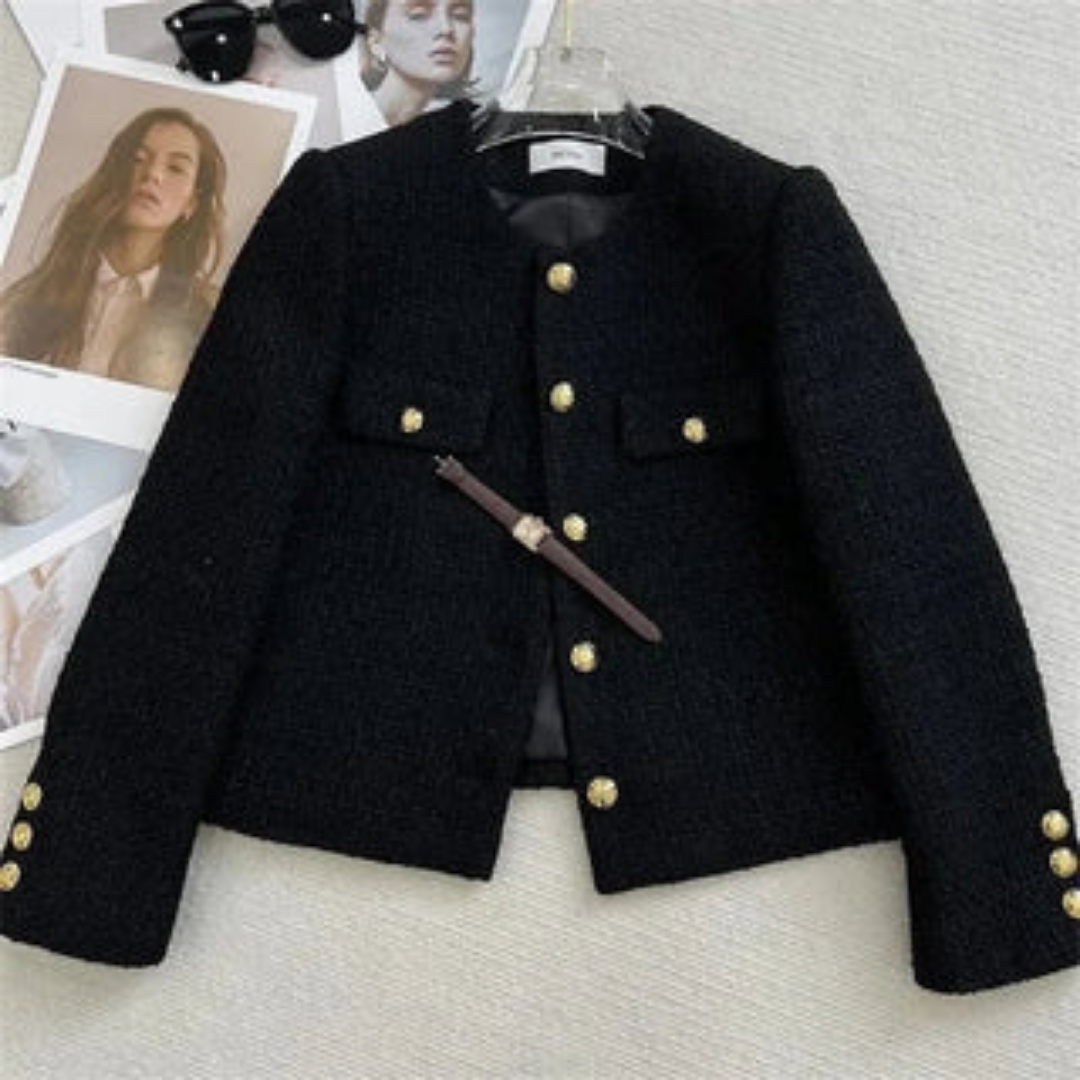 Kurze Schwarze Damenjacke | Schick
