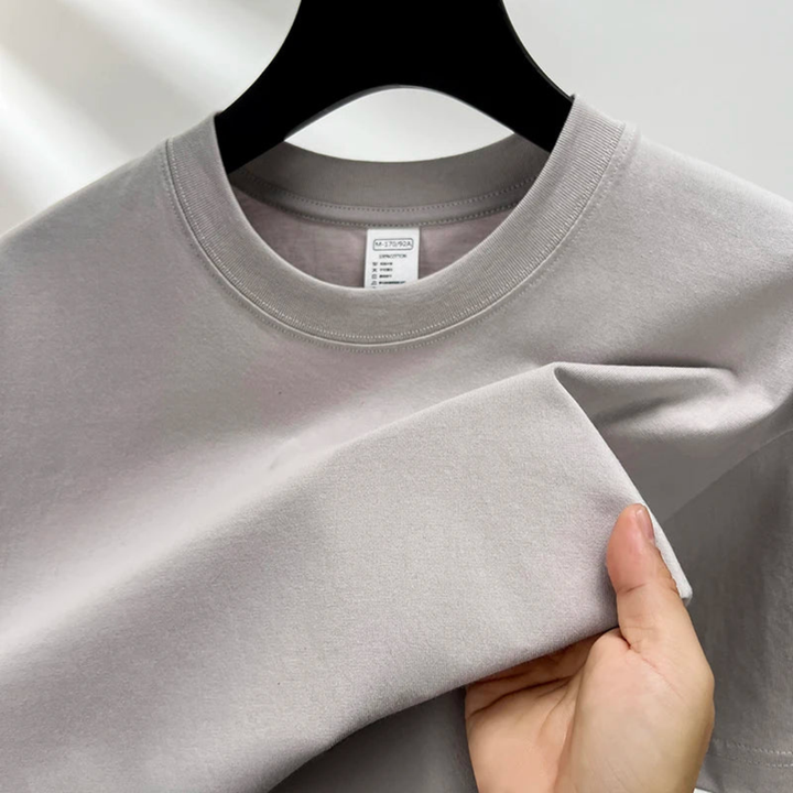 Herren Klassisches Crewneck T-Shirt | Lässig