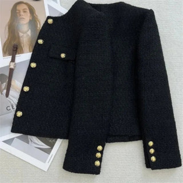 Kurze Schwarze Damenjacke | Schick