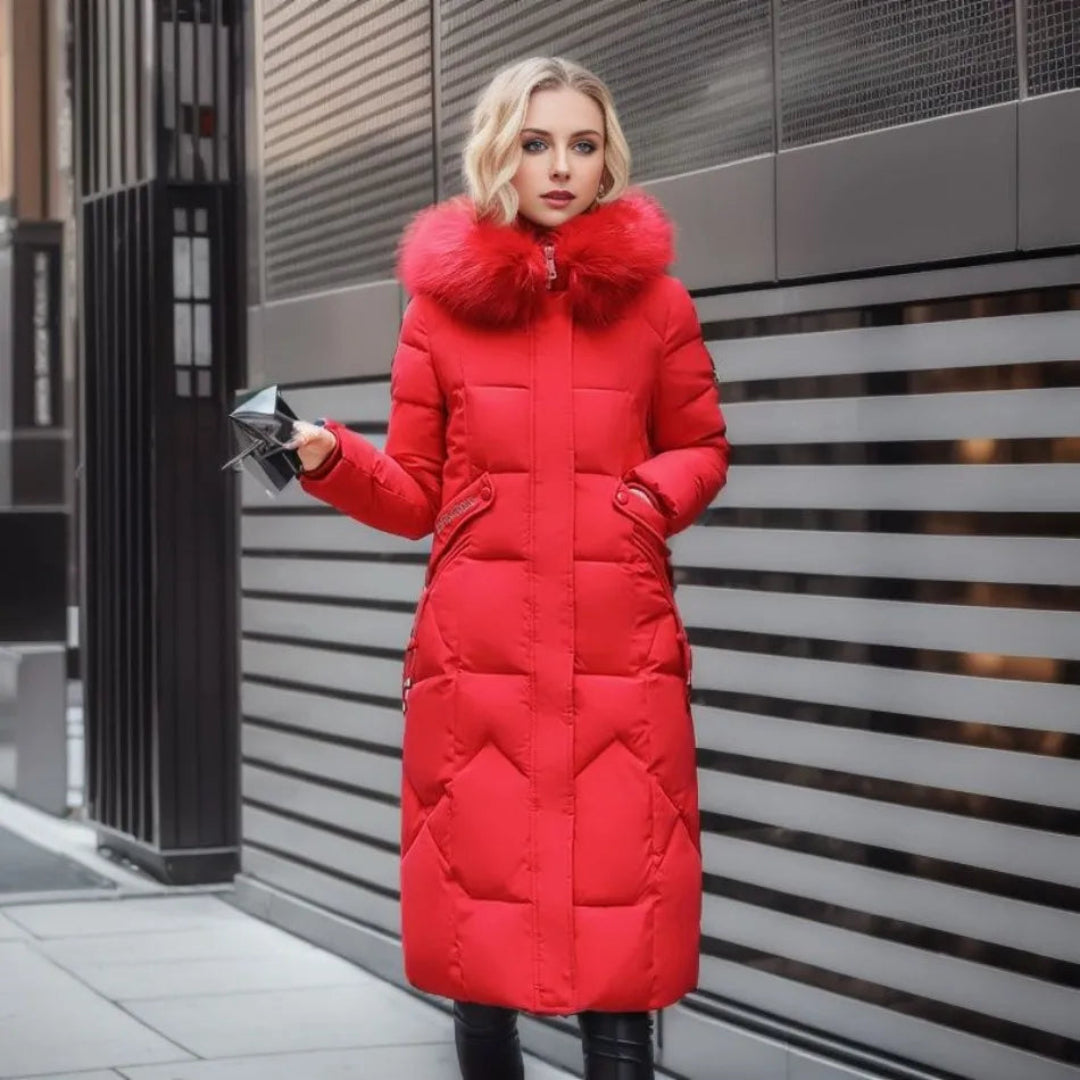 Langer Gesteppter Parka Für Damen | Winter