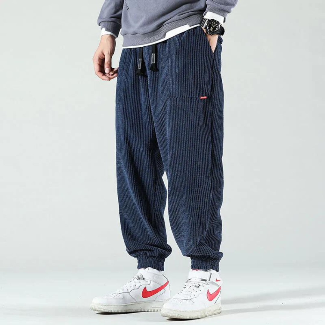 Marcu | Herren Klassiker Jogger Hose | Corduroy