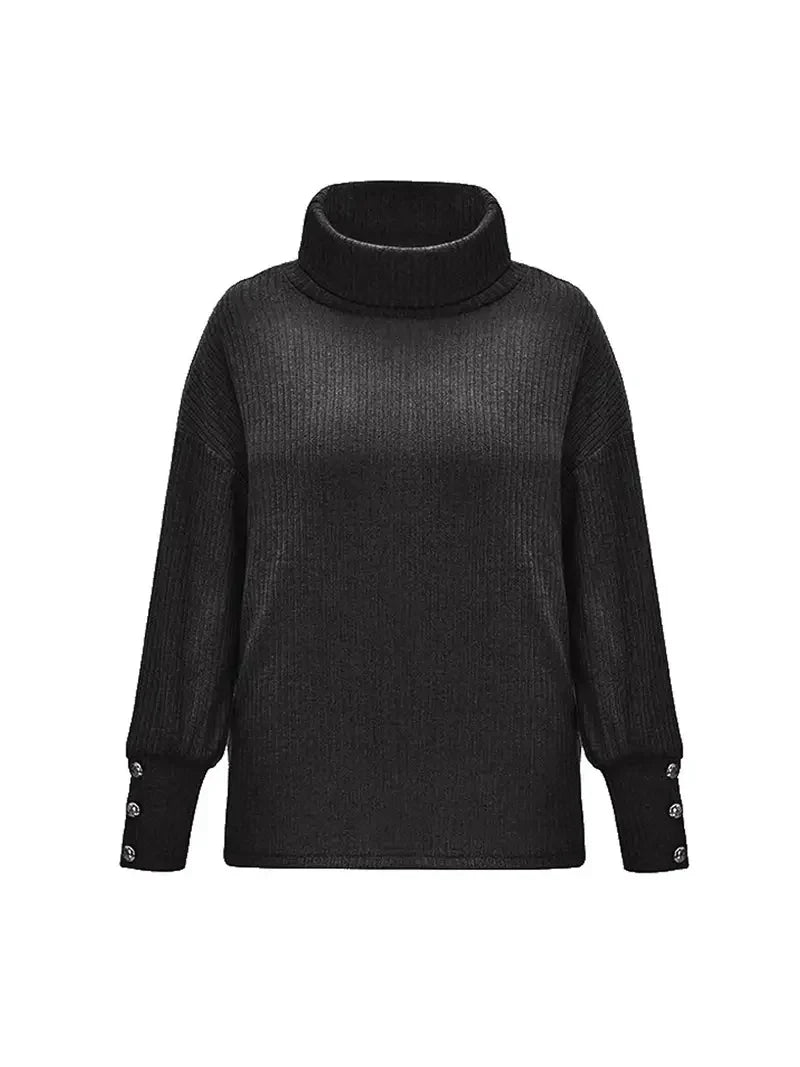 Iya | Damen Rollkragen Pullover | Warme
