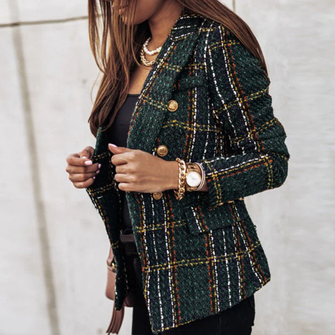 Damen Schlanke Passform Stylischer Arbeits Blazer Mantel | Elegant