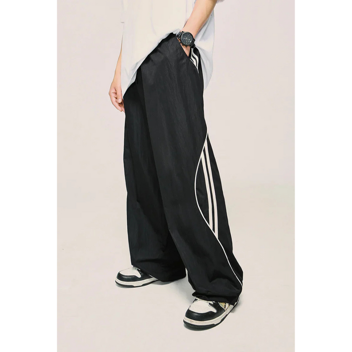 Lässige Herrenhose Mit Weitem Bein | Sportlich