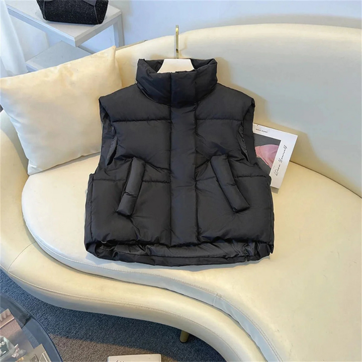 Ärmellose Pufferweste Für Damen | Warm