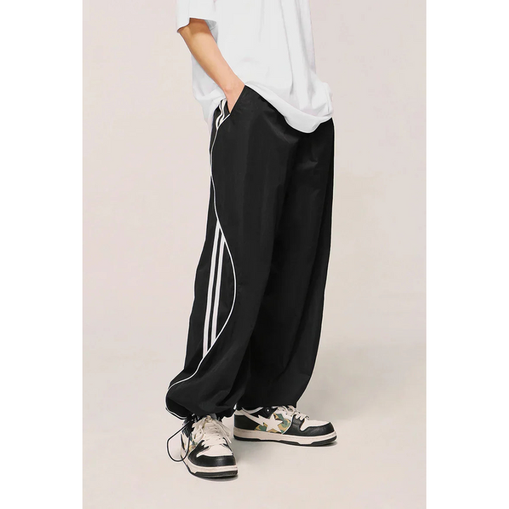 Lässige Herrenhose Mit Weitem Bein | Sportlich