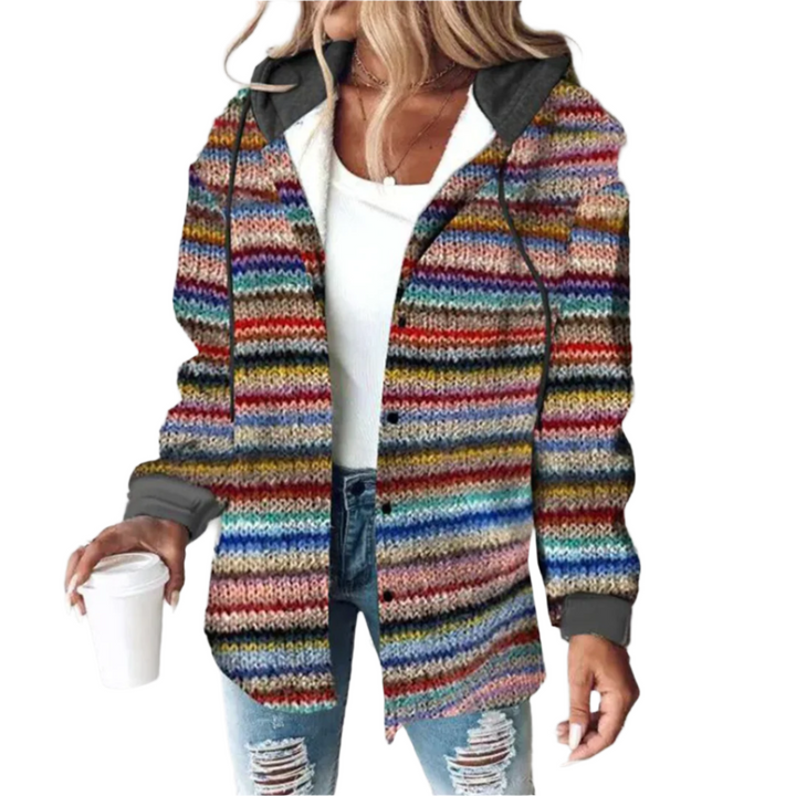 Strickjacke Mit Knopfleiste Für Damen | Mehrfarbig