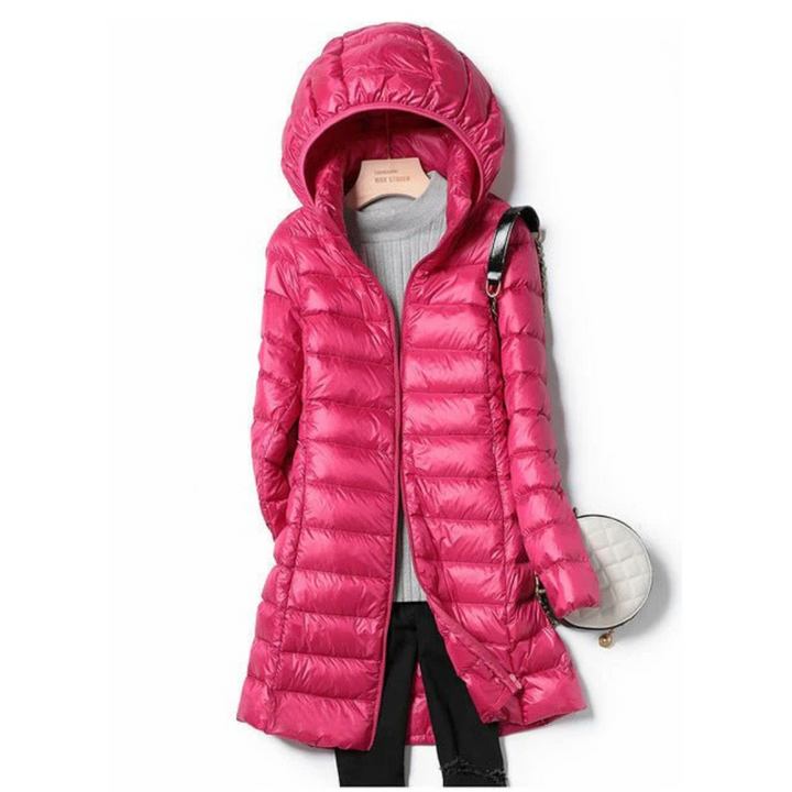 Warme Winterjacke Mit Kapuze Für Damen | Puffer