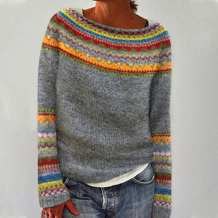 Jamie | Damen Winter Strickt Pullover | Warme