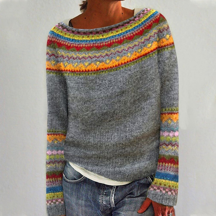 Jamie | Damen Winter Strickt Pullover | Warme