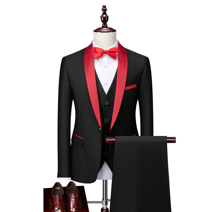 Deandre | Three Teiliges Slim Fit Anzugset Für Herren | Formal