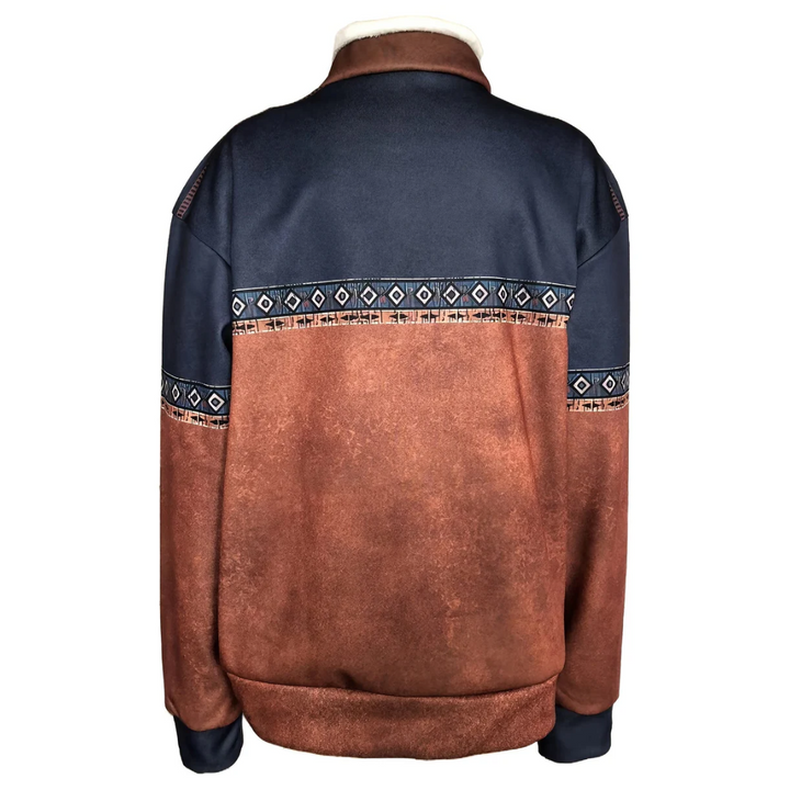 Warmer Herrenpullover Mit Halbreißverschluss | Langarm