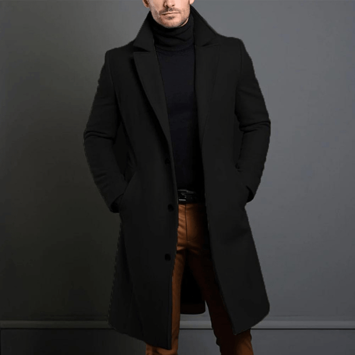 Herren Winter Trenchcoat | Lang