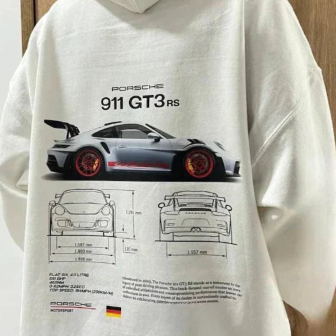 Herren Überdimensionale Gedruckt Kapuzenpulli | Bequeme