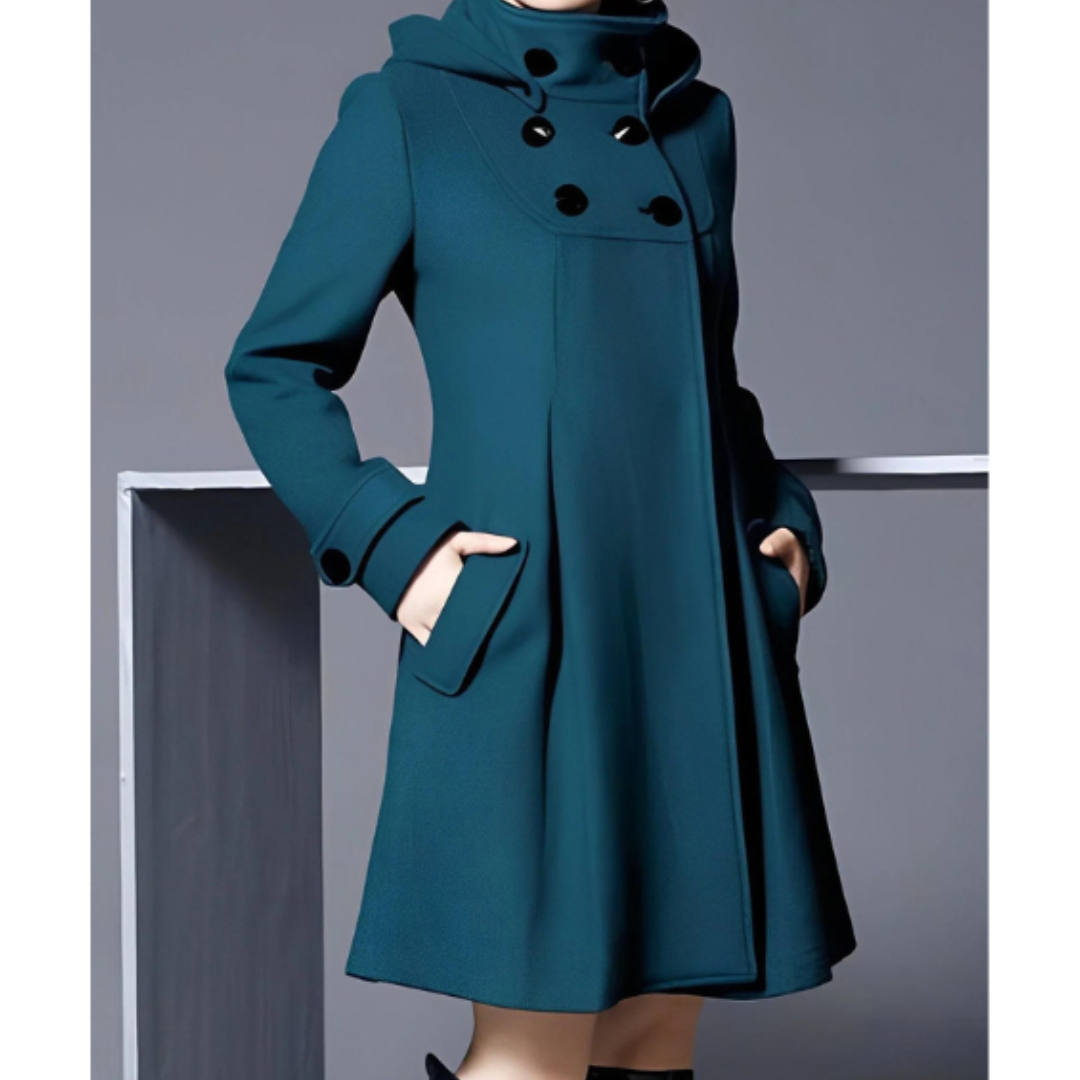 Jaylinn | Damen Elegante Kapuze Mantel | Winter