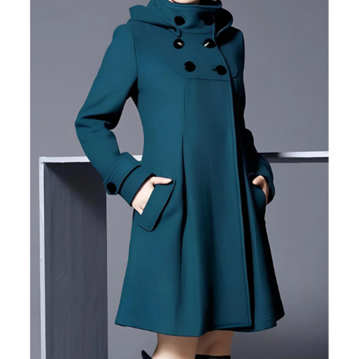 Jaylinn | Damen Elegante Kapuze Mantel | Winter
