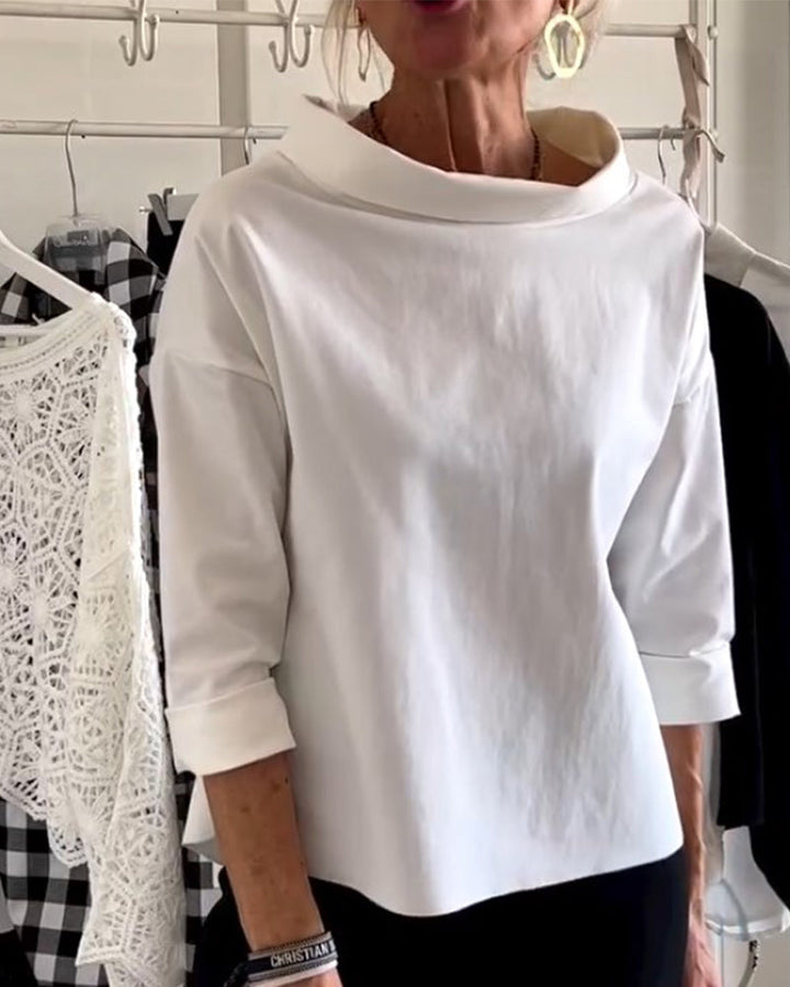 Damen Langarm Elegant Top | Sommer