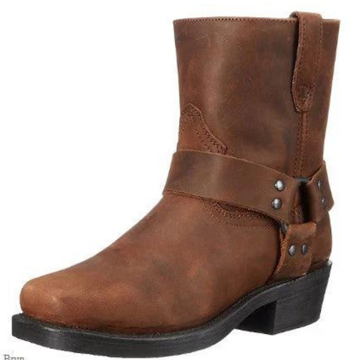 Thaddeus | Herren Cowboy Knöchel  Stiefel | Niedriger Absatz