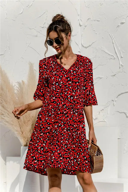 Sommerkleid Mit Tiefer Taille Für Damen | Mini