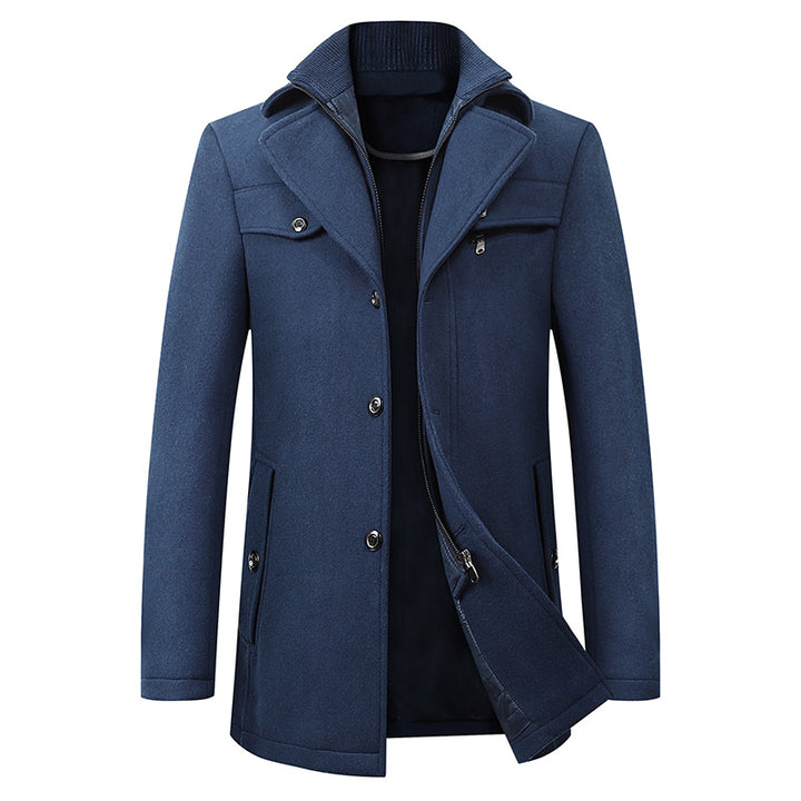 Slater | Herren Elegante Trenchcoat | Lang