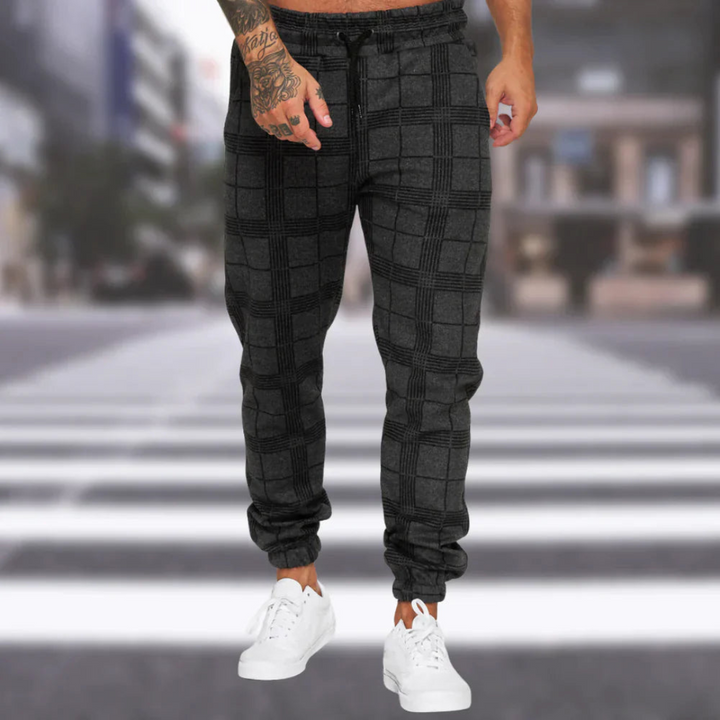 Wayne | Herren Karierte Jogger Hose | Gehen