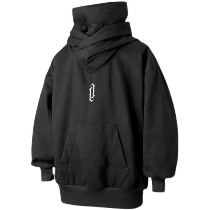 Herren Oversized Doppelpanel Winter Kapuzenpulli | Warme