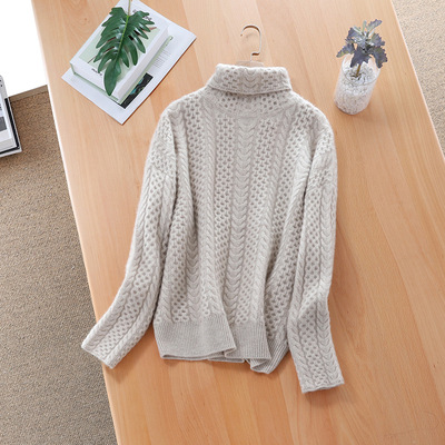 Kuscheliger Damen Pullover | Rollkragen