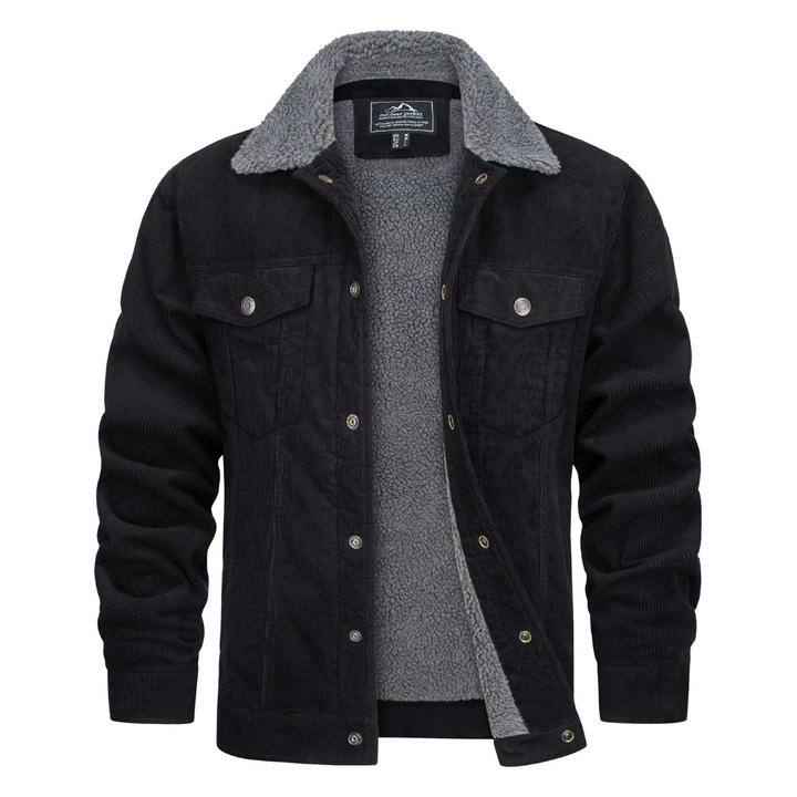 Warme Winterjacke Für Herren | Button Down