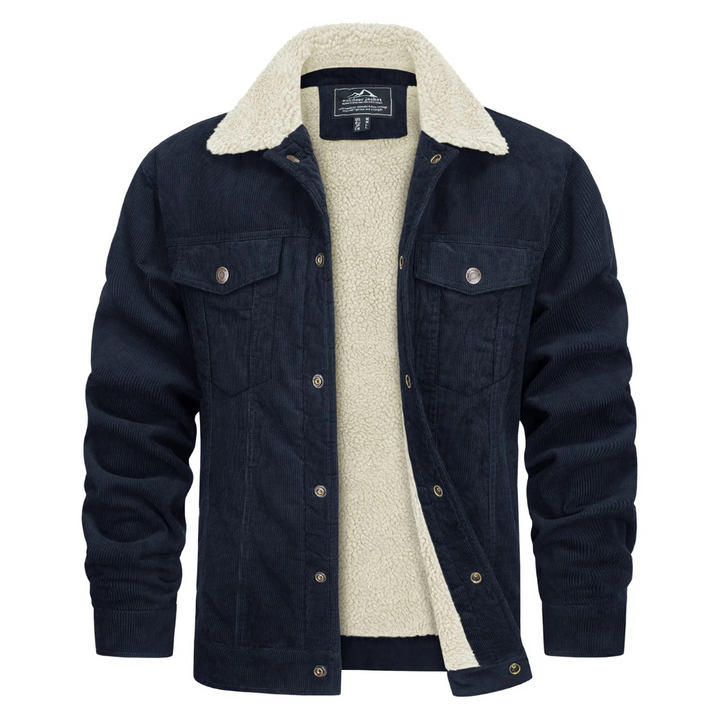 Warme Winterjacke Für Herren | Button Down