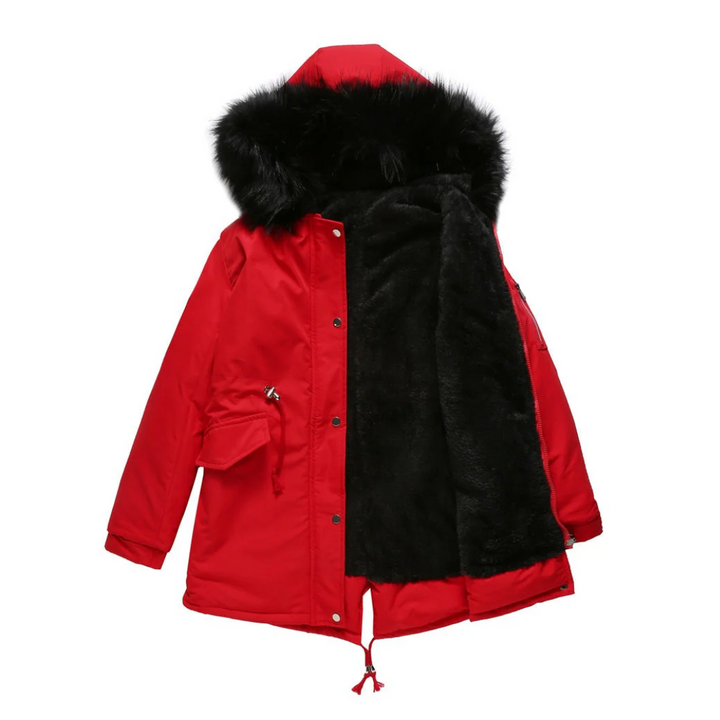Damen Winter Parka Jacke | Niederknöpfen