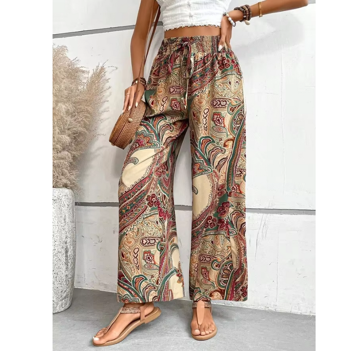 Damenhose Im Boho Stil | Weites Bein