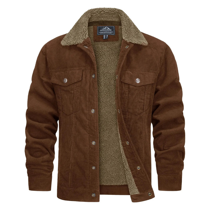 Warme Winterjacke Für Herren | Button Down