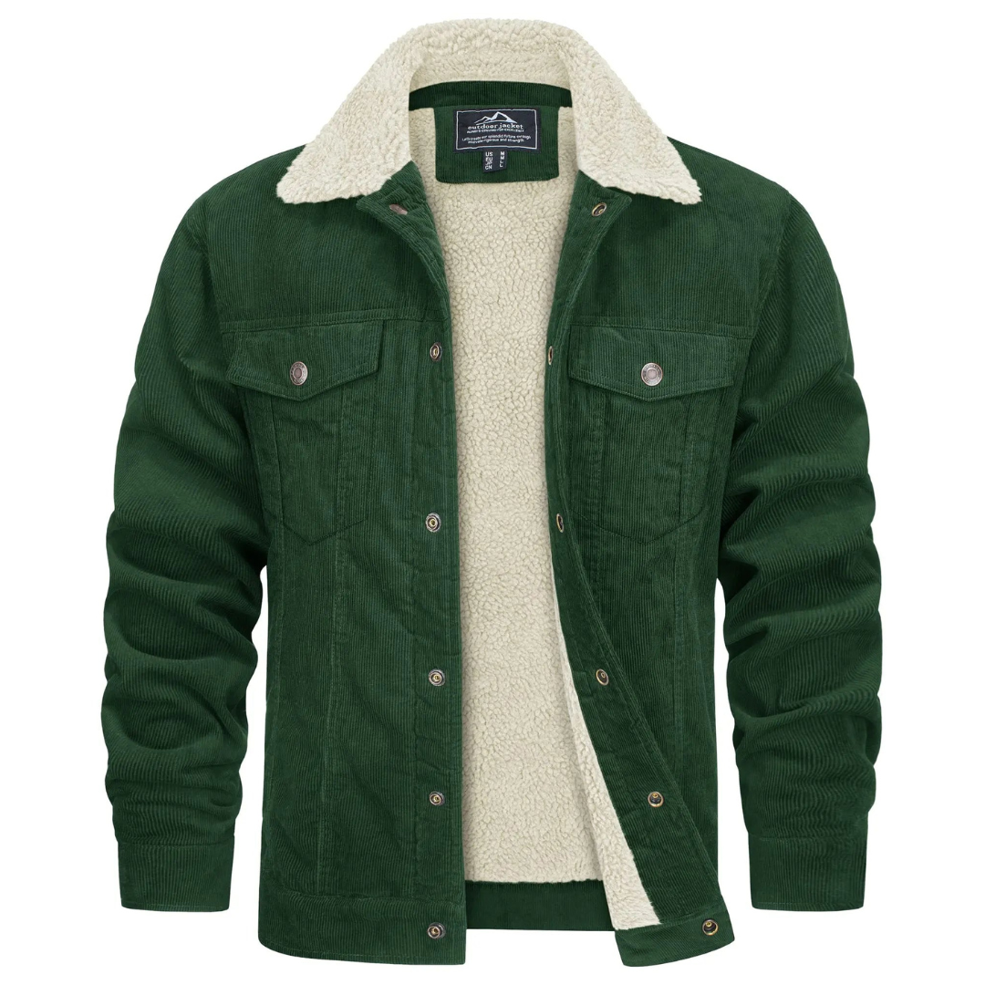 Warme Winterjacke Für Herren | Button Down