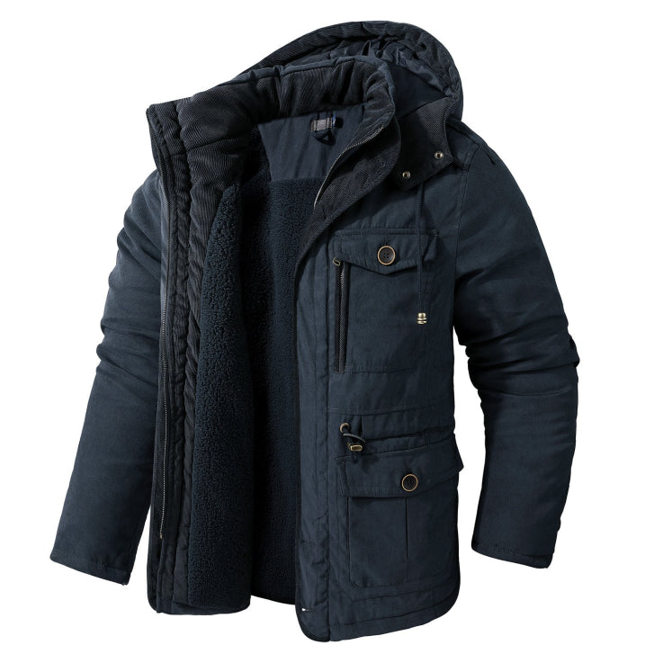 Winter Bomberjacke Mit Reissverschluss Für Herren | Klassisch