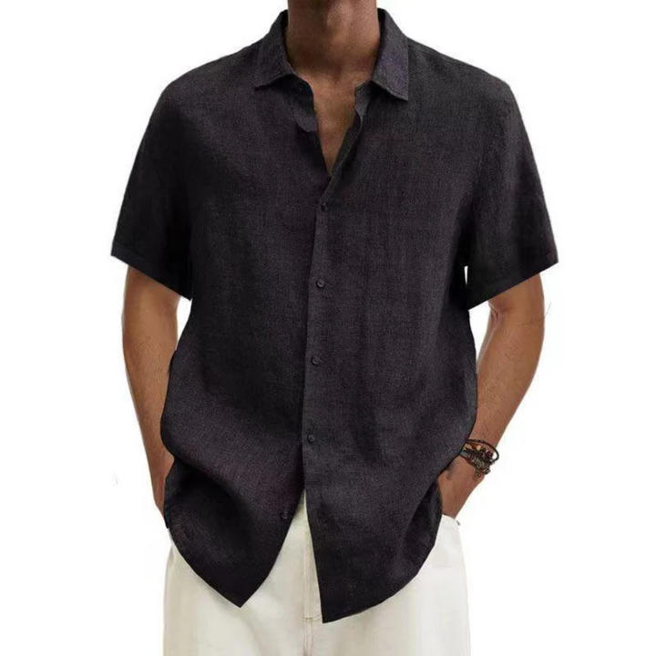 Kurzärmeliges, Lässiges Button Down Hemd Für Herren | Sommer