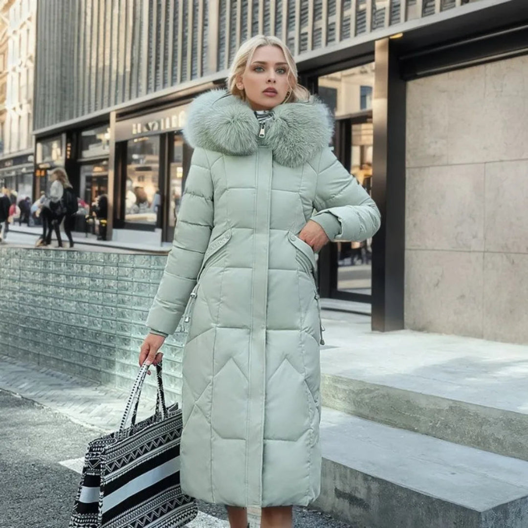 Langer Gesteppter Parka Für Damen | Winter